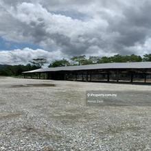 Empty Land with Crusher Filling
