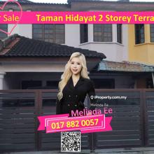 Kota Tinggi Taman Hidayat Nice Design 2 Storey Terrace Can Full Loan