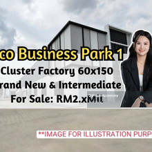 Eco Business Park 1, Brand New Cluster Factory 60x150, Intermediate