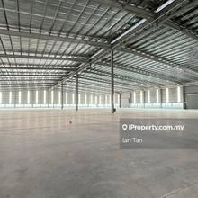 Senai Detached Factory - B.up:90,000 Sq.ft,1000 Power, Gated&Guarded