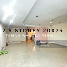 Taman Wangsa Permai, 2.5 Storey, Renovated, Kitchen Extended