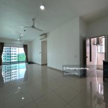 Large balcony unit 4 rooms partial furnished for 1600 only