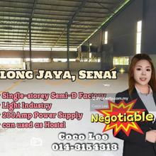 Seelong Jaya, Senai @ Light Industry Single-storey Semi-D Factory
