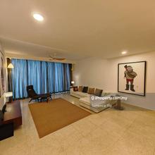 Block A Klcc view with large balcony with premium furniture