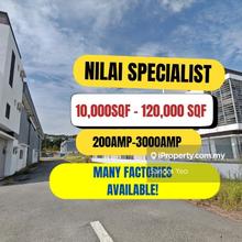 300 amp 31000sqf built up detached factory in nilai seremban