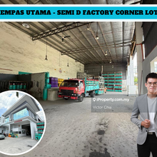Cheap Kempas Utama Industrial Park Semi-D Only Rm3.98mil