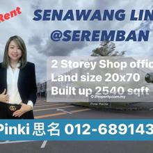 2 Sty Shop office @ Senawang Link, Seremban 