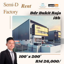 New Factory For Rent @ i8b Bukit Raja