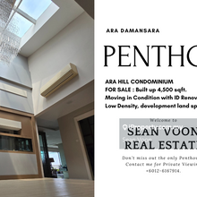 Ultra-Luxurious 4,500 sq. ft. Penthouse Ara Hill Condominium 