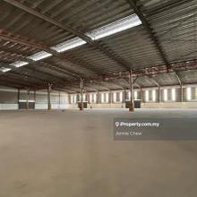 Port Klang west port factory 1000amp with loading bay big land forrent