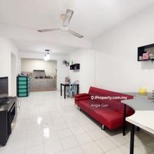 Apartment partly furnished keep well and clean good environment
