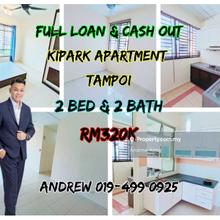 Full Loan Cash Out Investment Kipark Apartment Tampoi 2 Bed 2 Bath