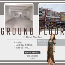 PJ Desa Mentari Ground Floor Shop For Rent
