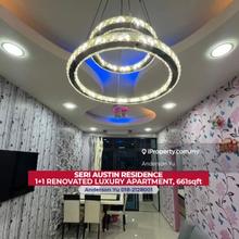 1 plus 1 Renovated Fully Furnished @ Seri Residence Apartment for Sale