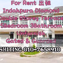 Diamond Indahpura Double Storey for Rent