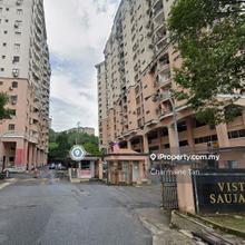 Kepong Wangsa Permai Vista Saujana apartment guarded markup cash out
