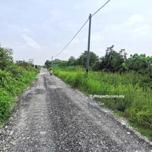 Flat land with fencing