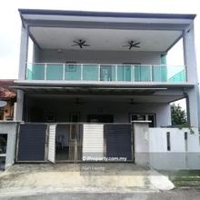 100 Full Loan Renovated Taman kajang utama Freehold Super link 2 Story
