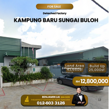 Kampung Baru Sungai Buloh Detached Factory For Sale