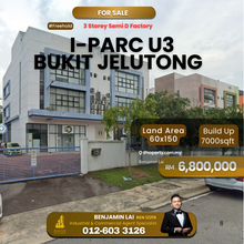 Bukit Jelutong, Shah Alam 3 Storey Semi D Factory for Sale