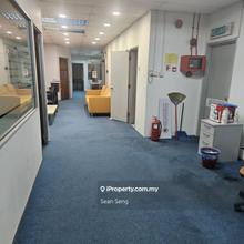 Partly furnished office for sale
