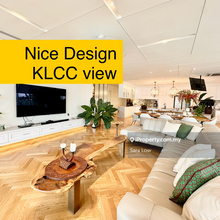 Klcc view, Balcony, Private Lift, Large living hall, Master Room