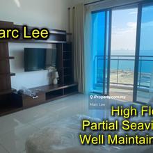 High Floor, Fully Furnished, Partial Seaview, Well Maintained Unit