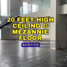 20 feets High Ceiling Retail Space for rent