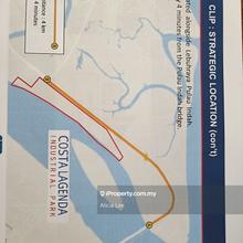 Pulau Indah highway frontage , 10.28 acres industrial land for sale.