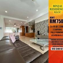 KLCC View Binjai Residency, KL City Centre, KLCC For Rent