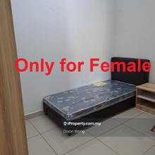 For Only Female Next To LRT Asia Jaya Small Room