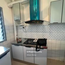 Putra ria apt, furnished, new painting, mid valley kl eco, renovate