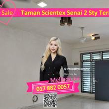 Senai Taman Scientex Senai Beautiful 2 Storey Terrace 4bed