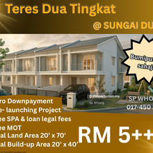For Bumiputera only, 2 storey terrace, attractive promotion package 