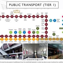 Puchong Jaya Walking distance to LRT & IOI Mall with Covered Walkway 