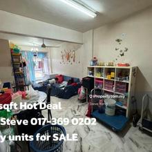 Greenview Apartment Corner Unit at Taman Pusat Kepong For Sale