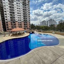 Prima Saujana apartment for rent, kepong wangsa permai, high floor