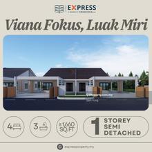 Brand New Single Storey Semi-D at Viana Fokus