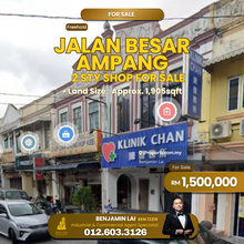 Ampang Jalan Besar Ampang 2 Sty Shop For Sale 