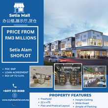 New Project Beside Setia City Mall Setia Alam Grab It now  Sell Fast