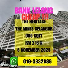 Bank Lelong The Heritage Residence Seri Kembangan Selangor