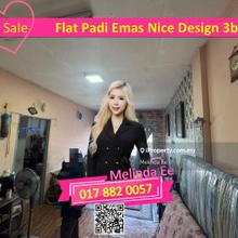 Tampoi Flat Padi Emas @ Bandar Baru Uda Nice 3bed Rm500 Can Buy
