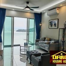 Quaywest (Seafront Condominium near Queensbay Mall) Furnished. Seaview
