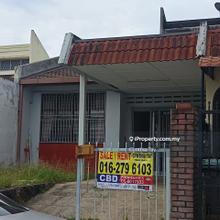 Single storey teres below rm350k in taman bukit kepayang for sale