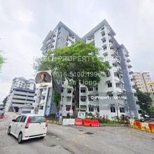Lake view Tiara Kelana Condominium,  1KM to LRT-KTM Station