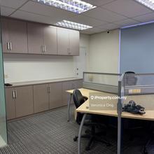 Fully furnish office unit for rent in Menara Prima