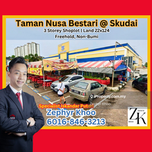 Taman Nusa Bestari @ Skudai 3 Storey Shoplot For Sale