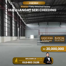 Hulu Langat , Seri Cheeding 3sty Detached Factory For Sale  