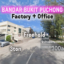 Bandar Bukit Puchong Freehold Detached Factory & 2sty Office 300amp