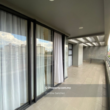 Ground floor unit overlooking pool